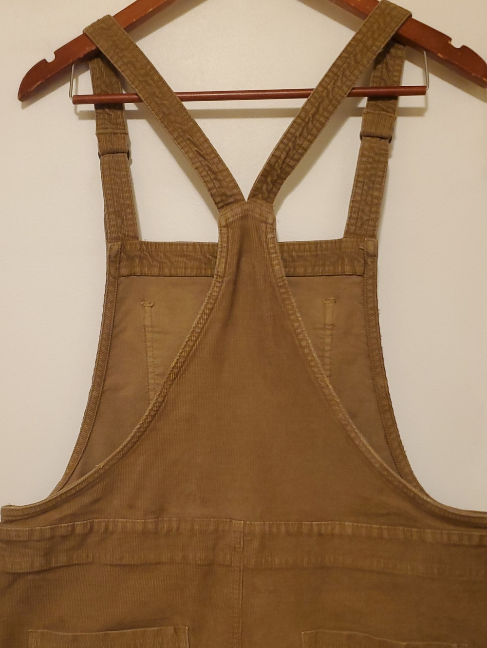 Aerie Werk And Play Corduroy Overalls Size Large Brown - Picture 6 of 13